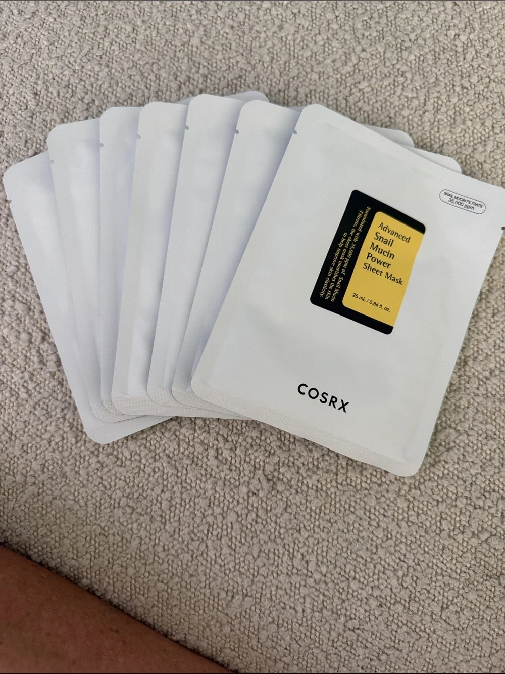 7- COSRX Advanced Snail Mucin Power Sheet Mask